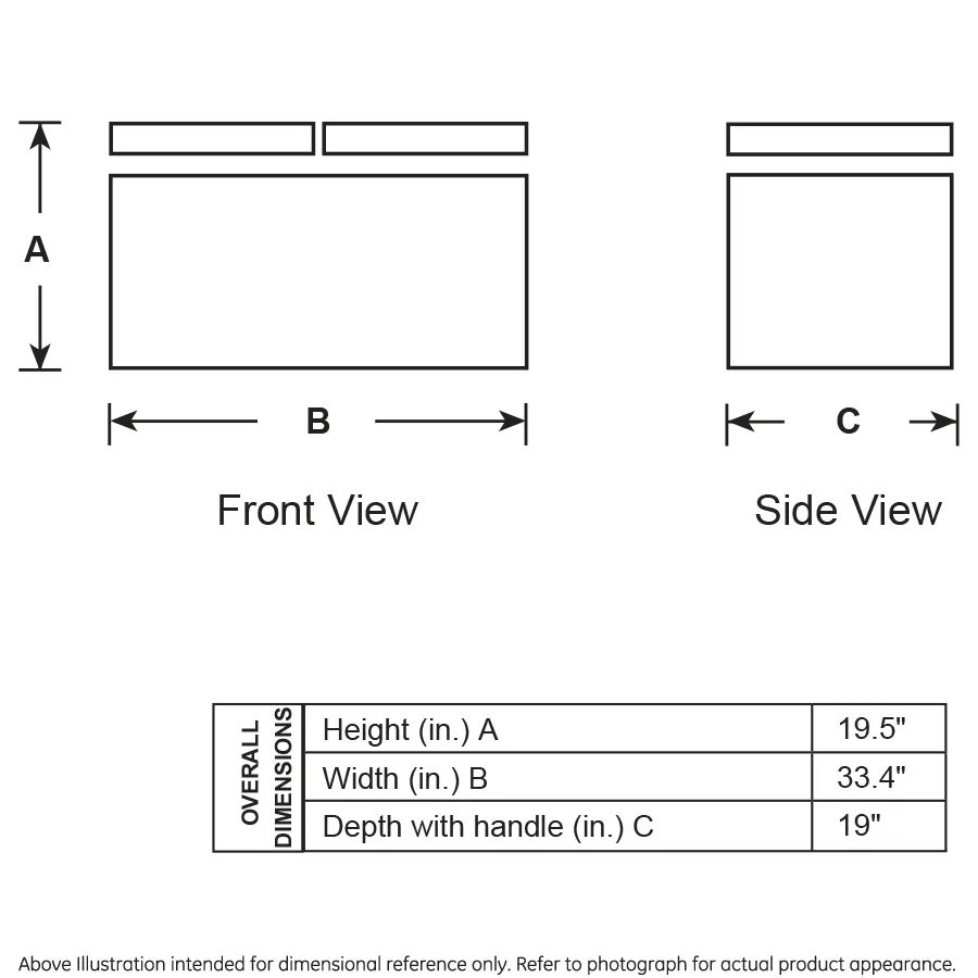 Ge Appliances PRV03ATTBB Ge Profile&#8482; Electric Cooler