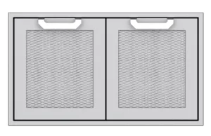 Hestan AGLP36DG Hestan 36 Double Sealed Pantry Storage Doors Aglp - Dark Grey (Custom Color: Pacific Fog)