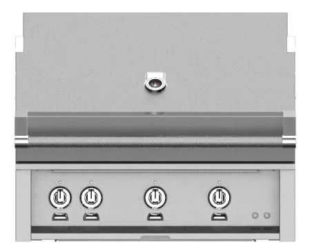 Hestan GABR36LPDG Hestan 36 Liquid Propane Gas Built In Grill Gabr36 - Dark Grey (Custom Color: Pacific Fog)