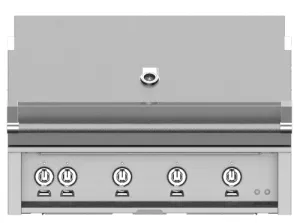 Hestan GABR42LPDG Hestan 42 Liquid Propane Gas Built In Grill Gabr42 - Dark Grey (Custom Color: Pacific Fog)
