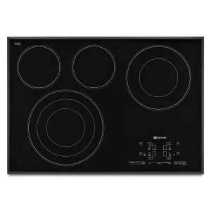 Jennair JEC4430BB Black Floating Glass 30 Electric Radiant Cooktop With Glass-Touch Electronic Controls