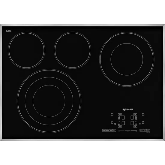 Jennair JEC4430BS 30-Inch Electric Radiant Cooktop With Glass-Touch Electronic Controls