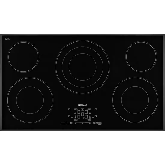 Jennair JEC4536BB 36-Inch Electric Radiant Cooktop With Glass-Touch Electronic Controls
