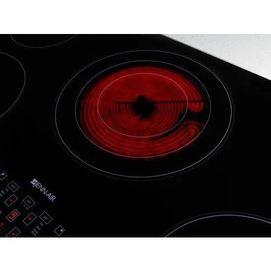 Jennair JEC4536BS 36-Inch Electric Radiant Cooktop With Glass-Touch Electronic Controls