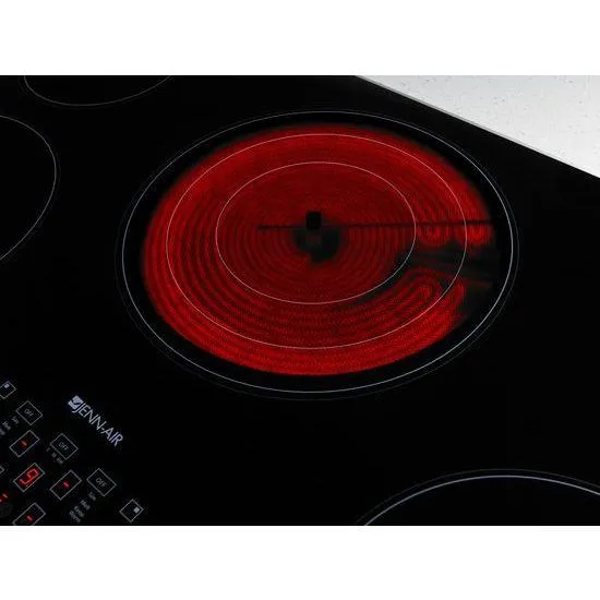 Jennair JEC4536BS 36-Inch Electric Radiant Cooktop With Glass-Touch Electronic Controls