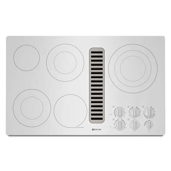 Jennair JED3536WF Jenn-Air Electric Radiant Downdraft Cooktop. 36 - White