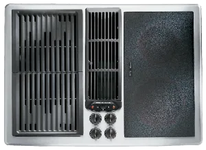 Jennair JED8230ADS Designer Line Modular Electric Downdraft Cooktop. 30
