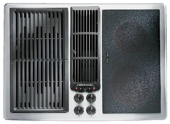 Jennair JED8230ADS Designer Line Modular Electric Downdraft Cooktop. 30