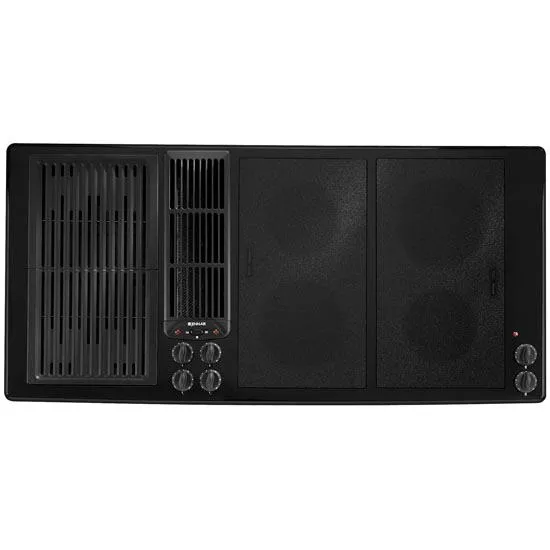 Jennair JED8345ADB Jenn-Air Designer Line Modular Electric Downdraft Cooktop. 45 - Black