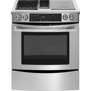 Jennair JES9750CAS Slide-In Modular Electric Downdraft Range. 30