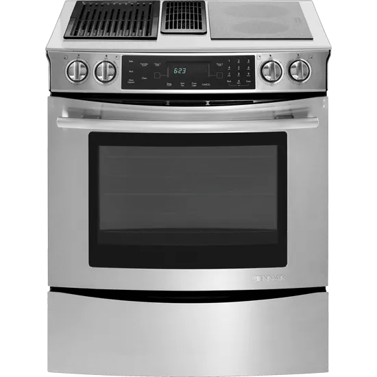 Jennair JES9750CAS Slide-In Modular Electric Downdraft Range. 30