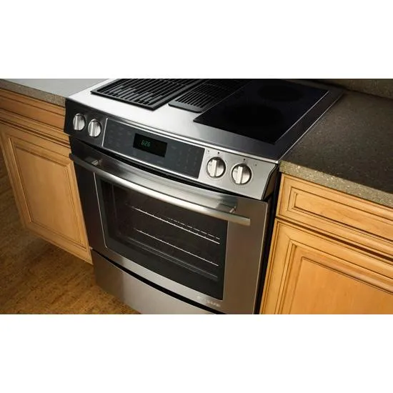 Jennair JES9860CAS Slide-In Modular Electric Downdraft Range With Convection. 30