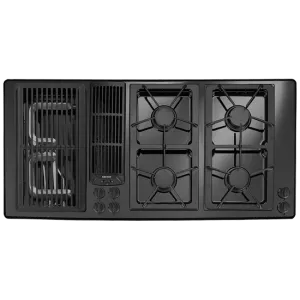 Jennair JGD8345ADB Designer Line Modular Gas Downdraft Cooktop. 45