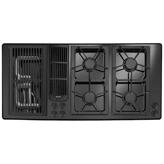 Jennair JGD8345ADB Designer Line Modular Gas Downdraft Cooktop. 45