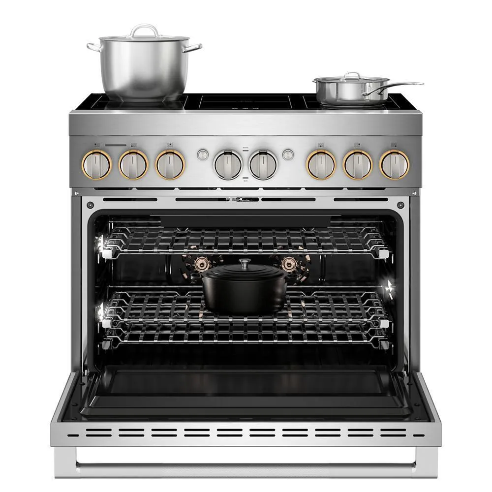 Jennair JPIFC736RL Rise&#8482; 36 Induction Professional-Style Range