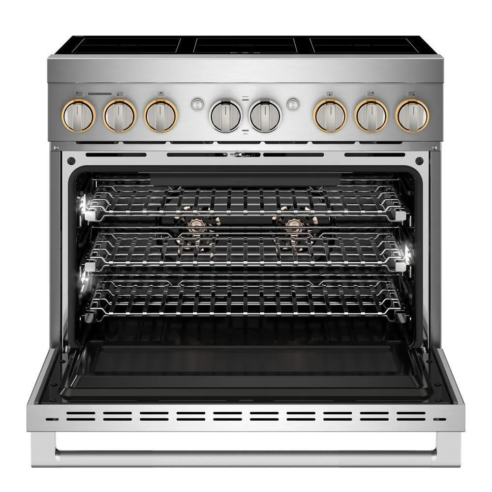 Jennair JPIFC736RL Rise&#8482; 36 Induction Professional-Style Range