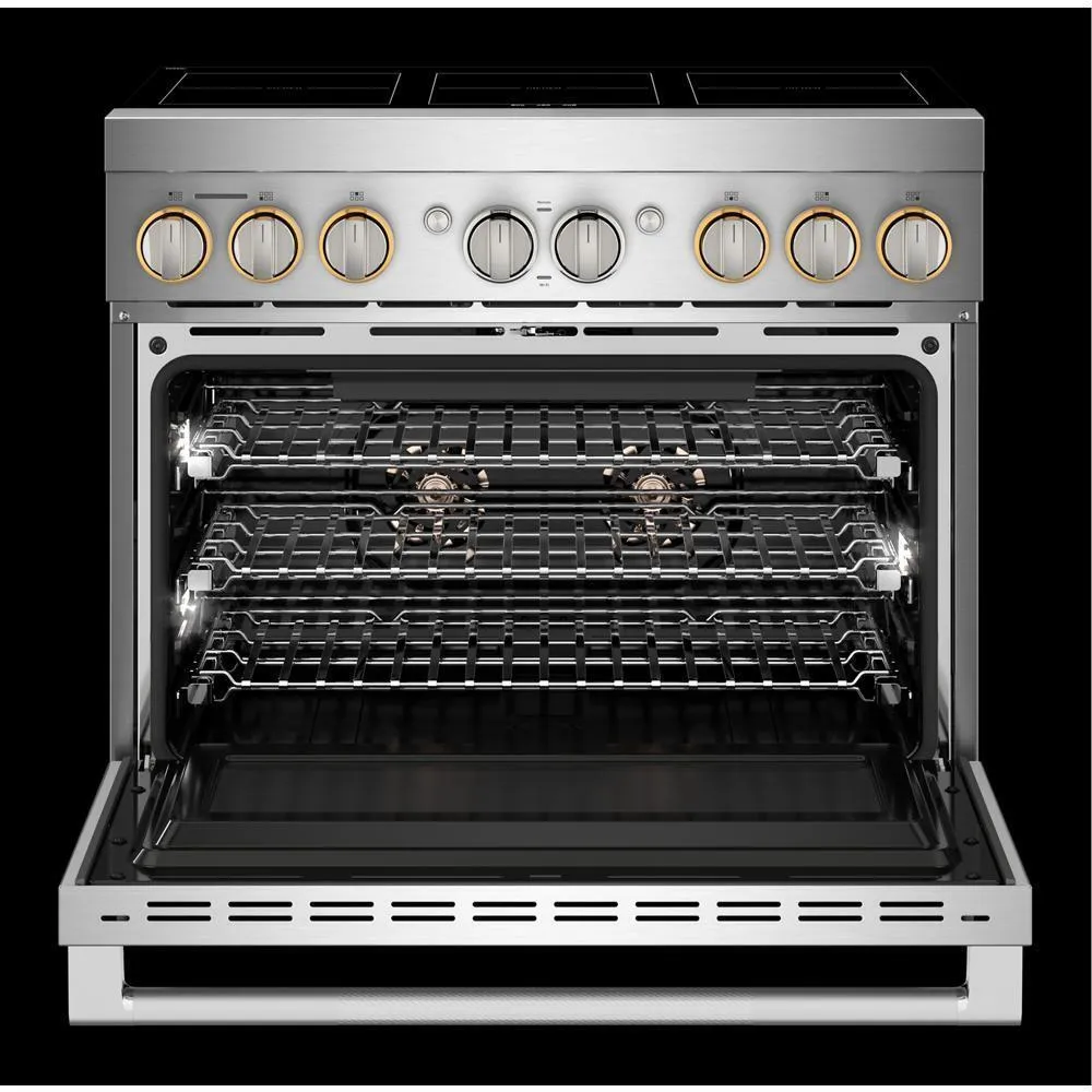Jennair JPIFC736RL Rise&#8482; 36 Induction Professional-Style Range