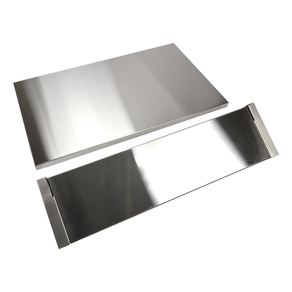 Jennair W10225949 Stainless Steel Backsplash With Dual Position Shelf