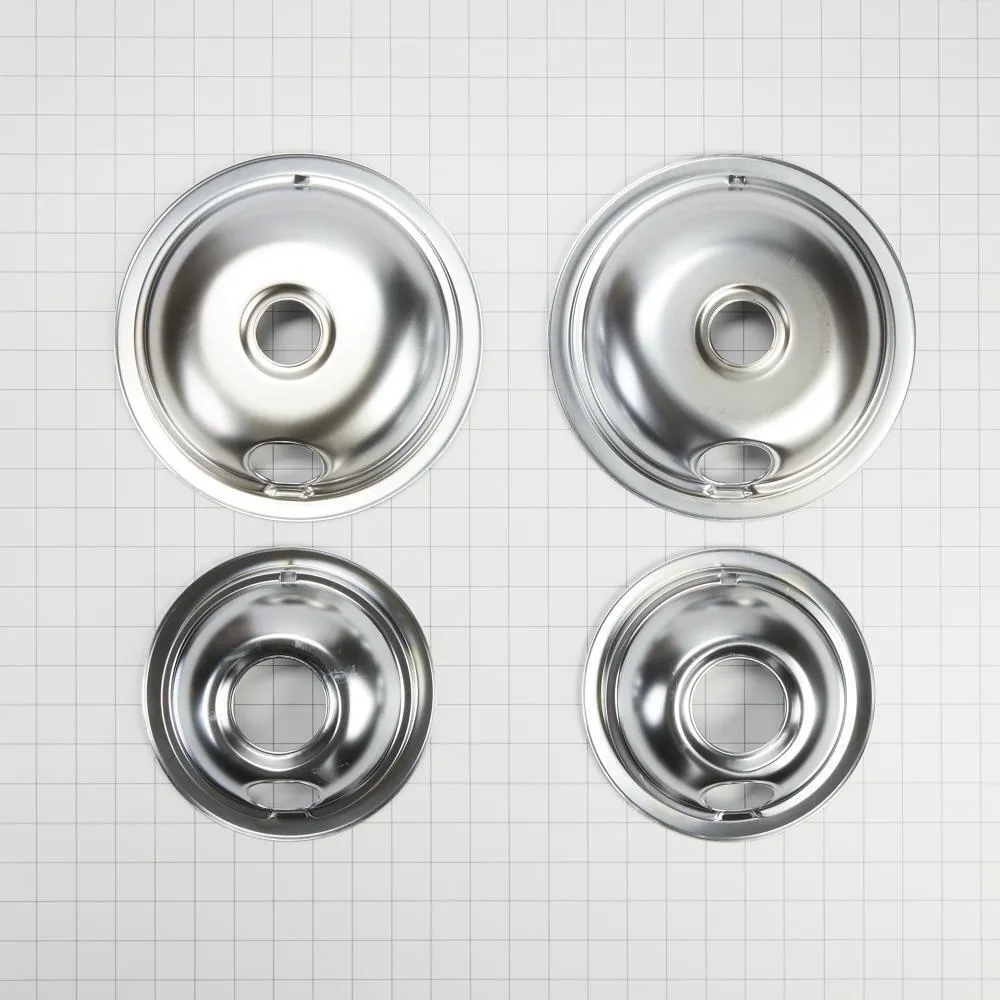 Jennair W10278125 Round Electric Range Burner Drip Bowls. Set Of 4