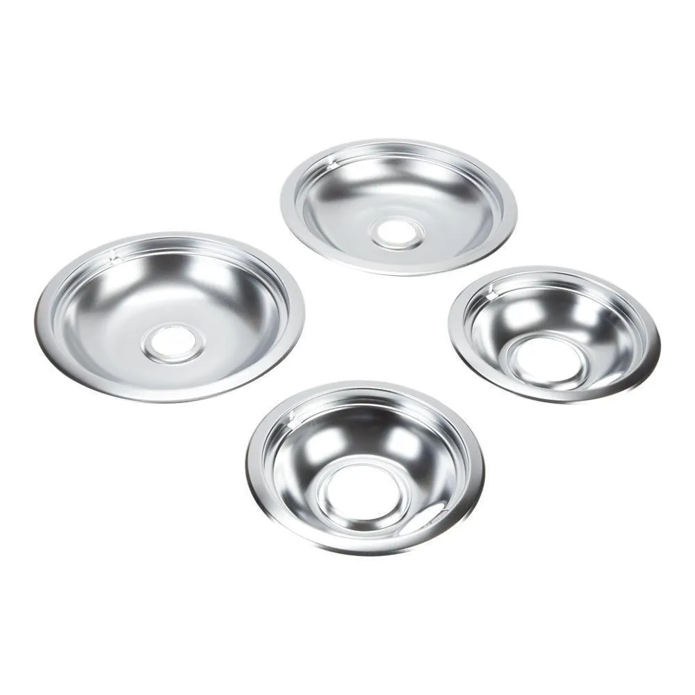 Jennair W10278125 Round Electric Range Burner Drip Bowls. Set Of 4