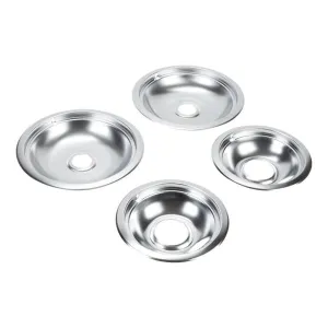 Jennair W10278125 Round Electric Range Burner Drip Bowls. Set Of 4