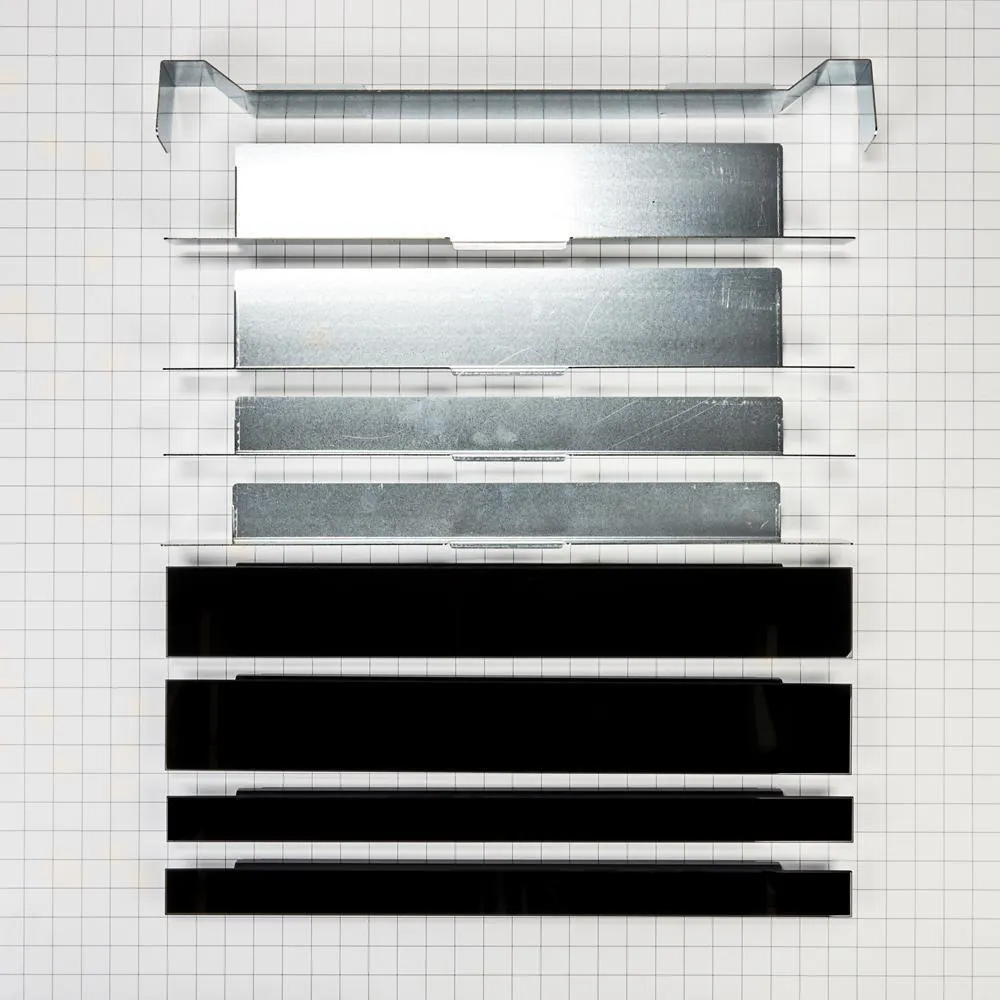 Jennair W11312047 Built-In Single Oven Side Trim Cover Kit. Black/Noir