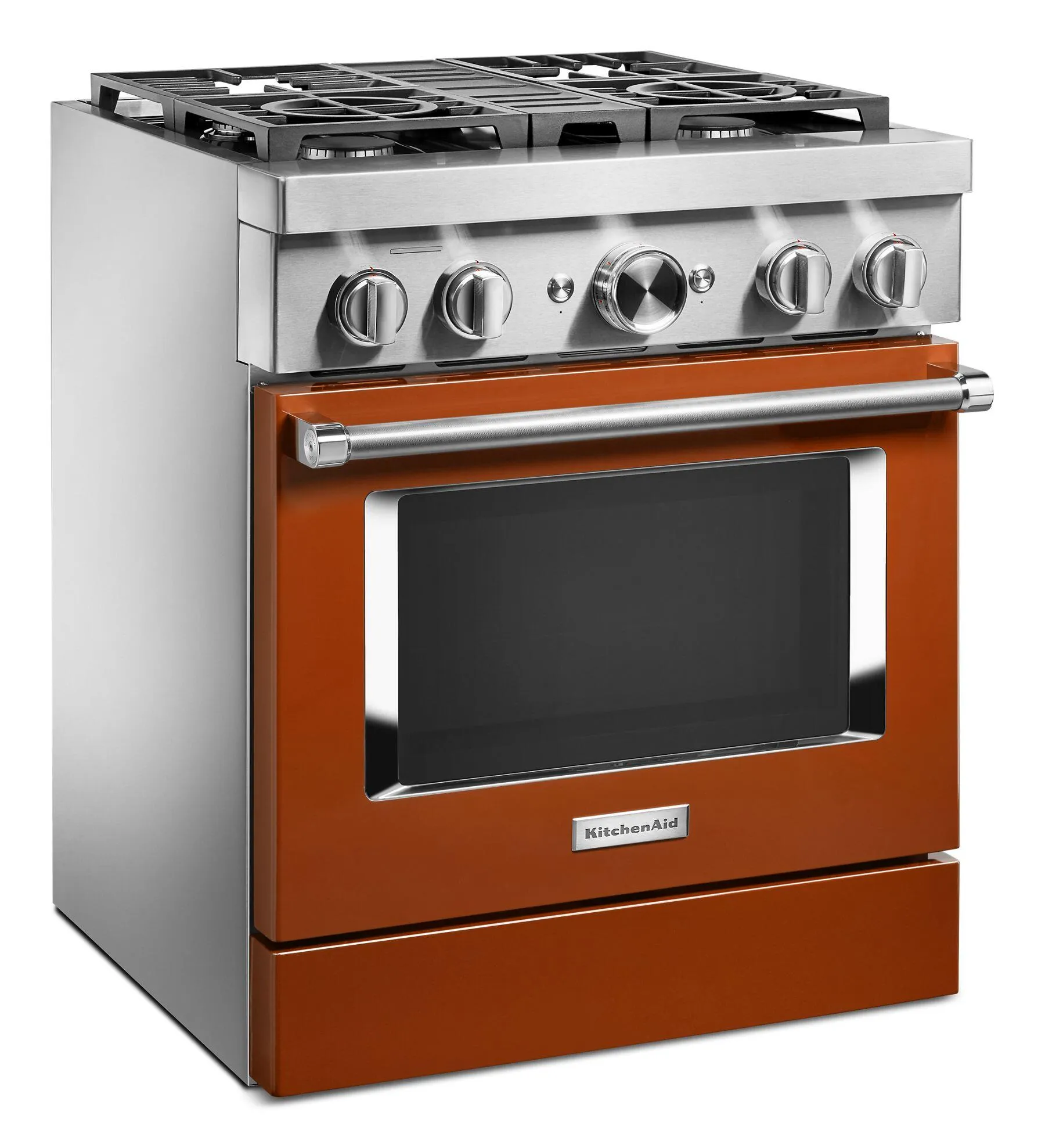 Kitchenaid KFDC500JSC Kitchenaid 30'' Smart Commercial-Style Dual Fuel Range With 4 Burners - Scorched Orange