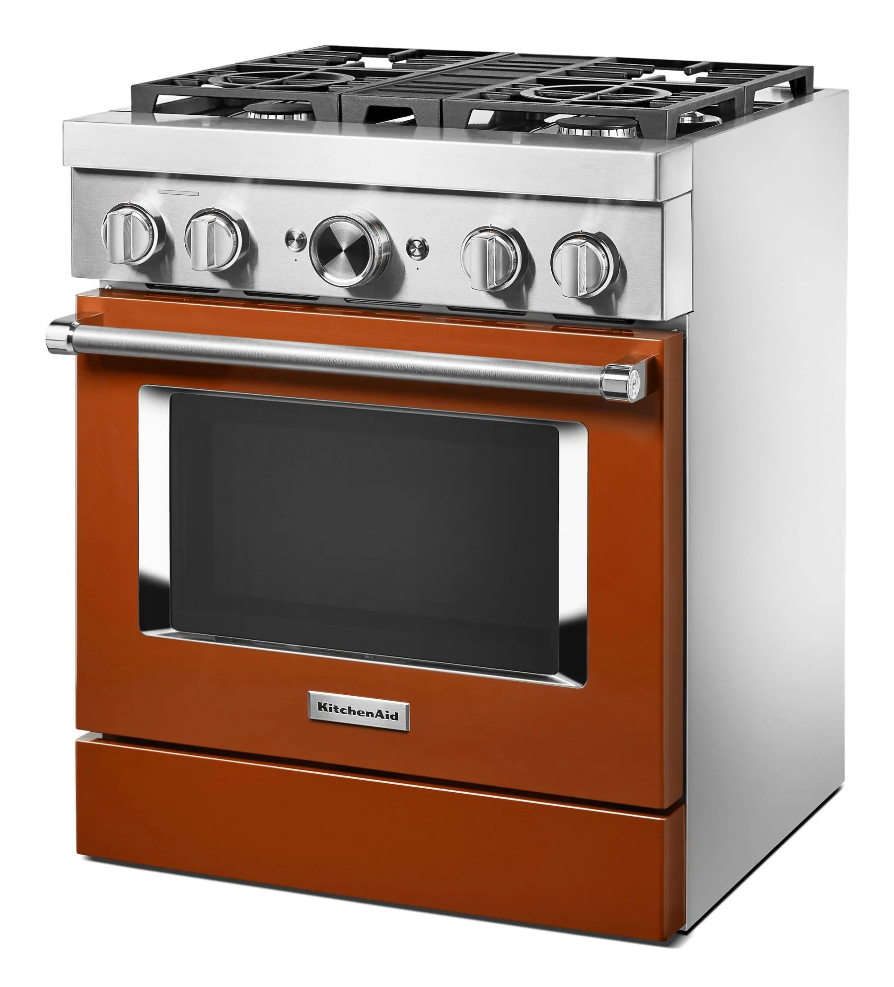 Kitchenaid KFDC500JSC Kitchenaid 30'' Smart Commercial-Style Dual Fuel Range With 4 Burners - Scorched Orange