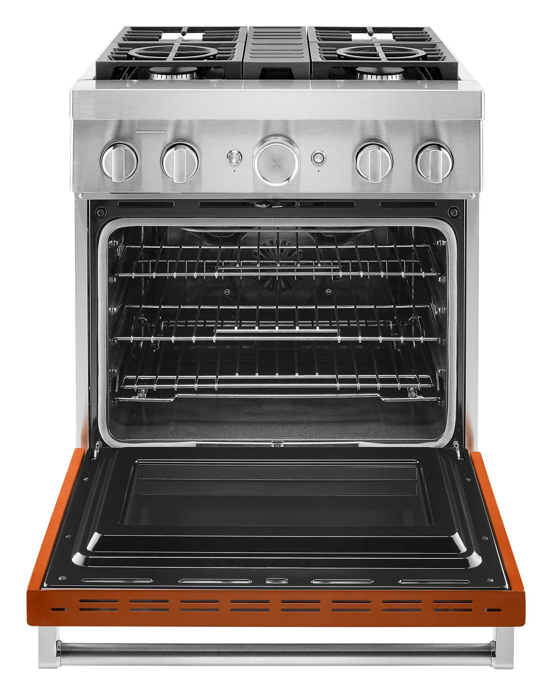 Kitchenaid KFDC500JSC Kitchenaid 30'' Smart Commercial-Style Dual Fuel Range With 4 Burners - Scorched Orange