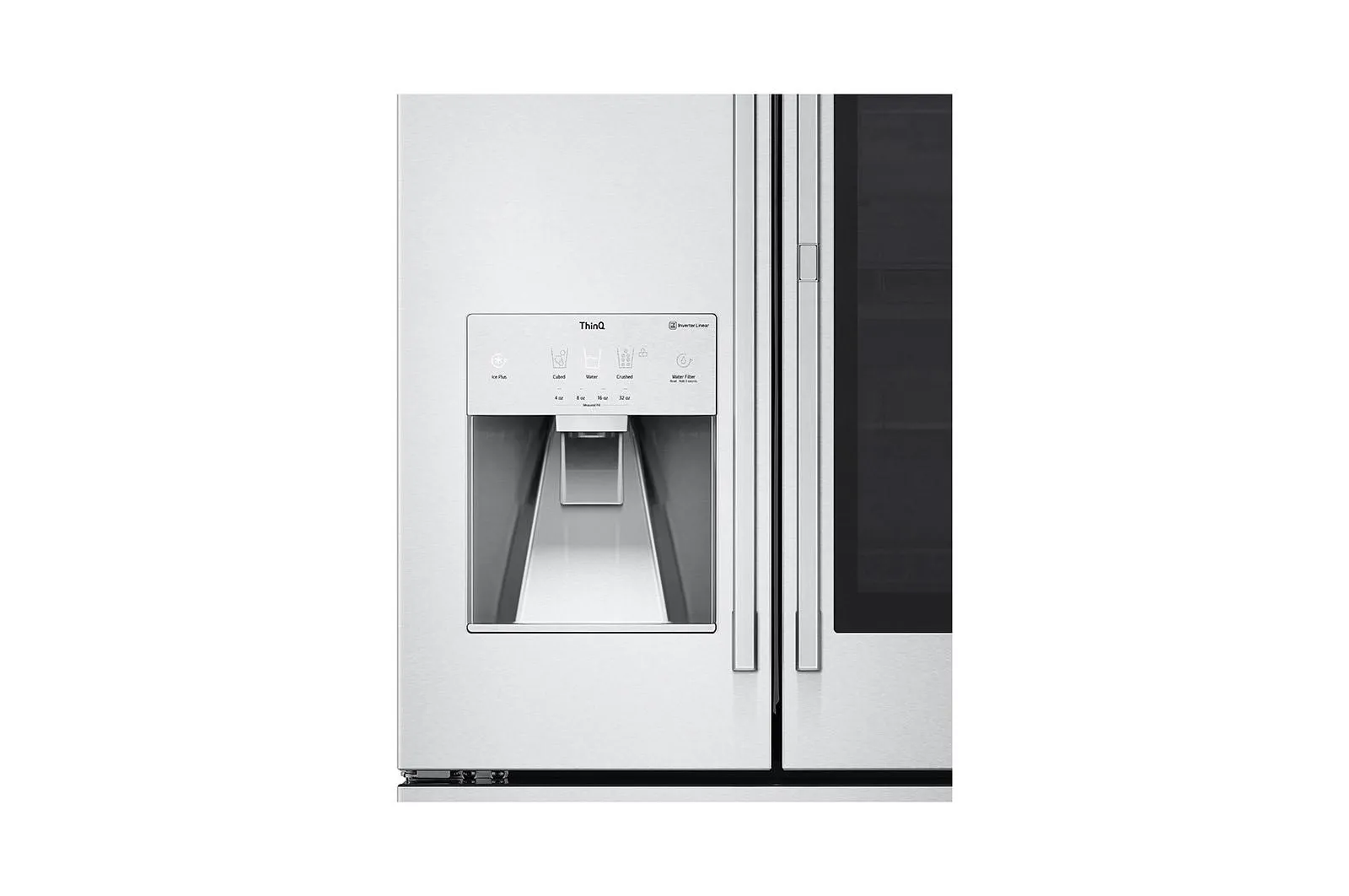 Lg SRFVC2416S Lg Studio 24 Cu. Ft. Smart Instaview Door-In-Door Large Capacity Counter-Depth Refrigerator With Craft Ice&#8482; Maker