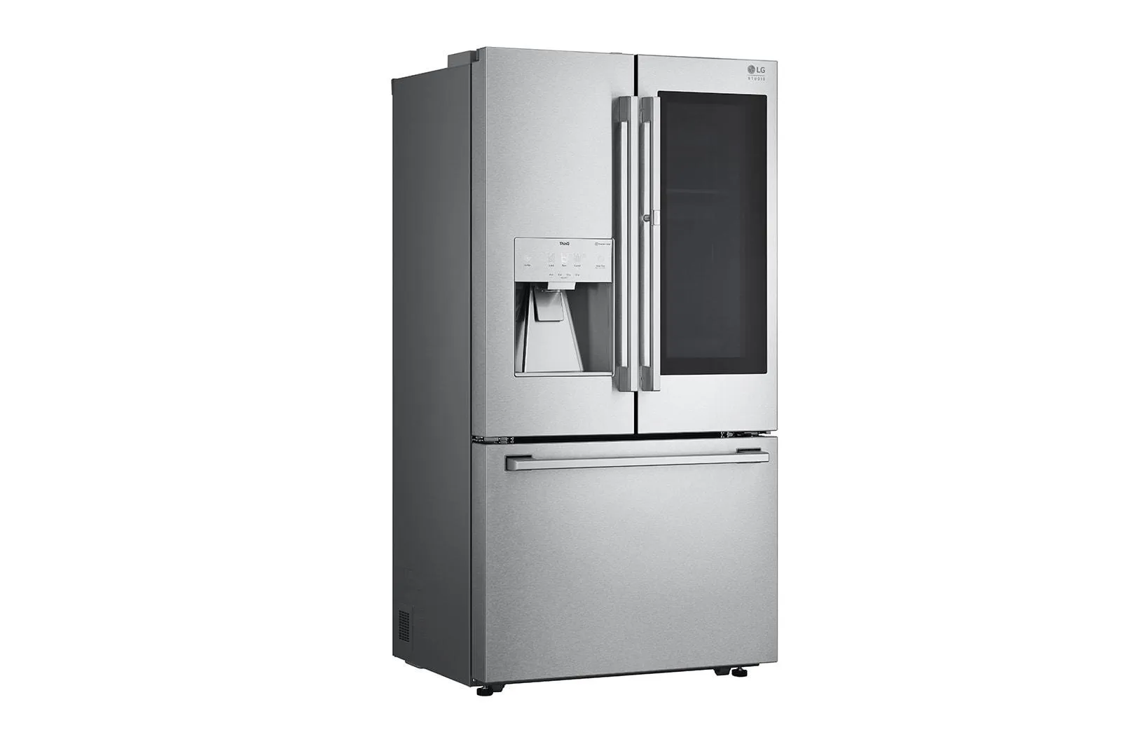 Lg SRFVC2416S Lg Studio 24 Cu. Ft. Smart Instaview Door-In-Door Large Capacity Counter-Depth Refrigerator With Craft Ice&#8482; Maker