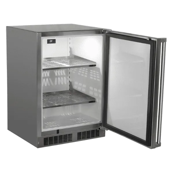 Marvel MORE124SS31A 24-In Outdoor Built-In High-Capacity Refrigerator With Door Style - Stainless Steel