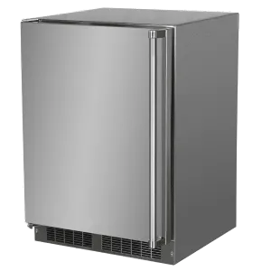 Marvel MORE224SS51A 24-In Outdoor Built-In Refrigerator With Door Storage And Maxstore Bin With Door Style - Stainless Steel. Door Swing - Left
