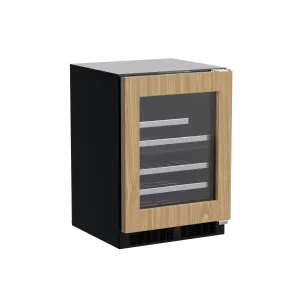 Marvel MPBD424IG31A 24-In Professional Built-In Dual Zone Wine And Beverage Center With Door Style - Panel Ready Frame Glass