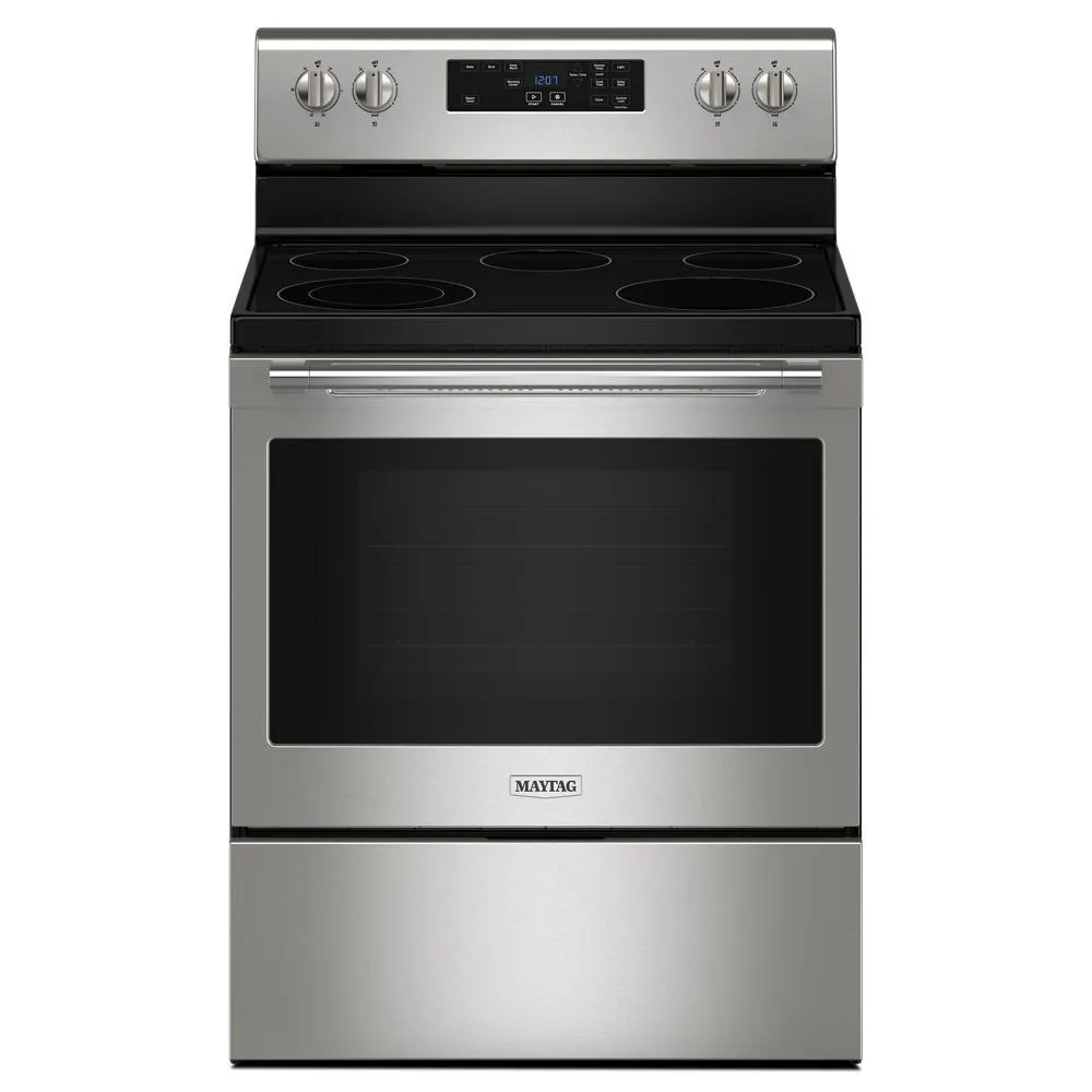Maytag MER4800PZ 30-Inch Wide Electric Range With Steam Clean - 5.3 Cu. Ft.