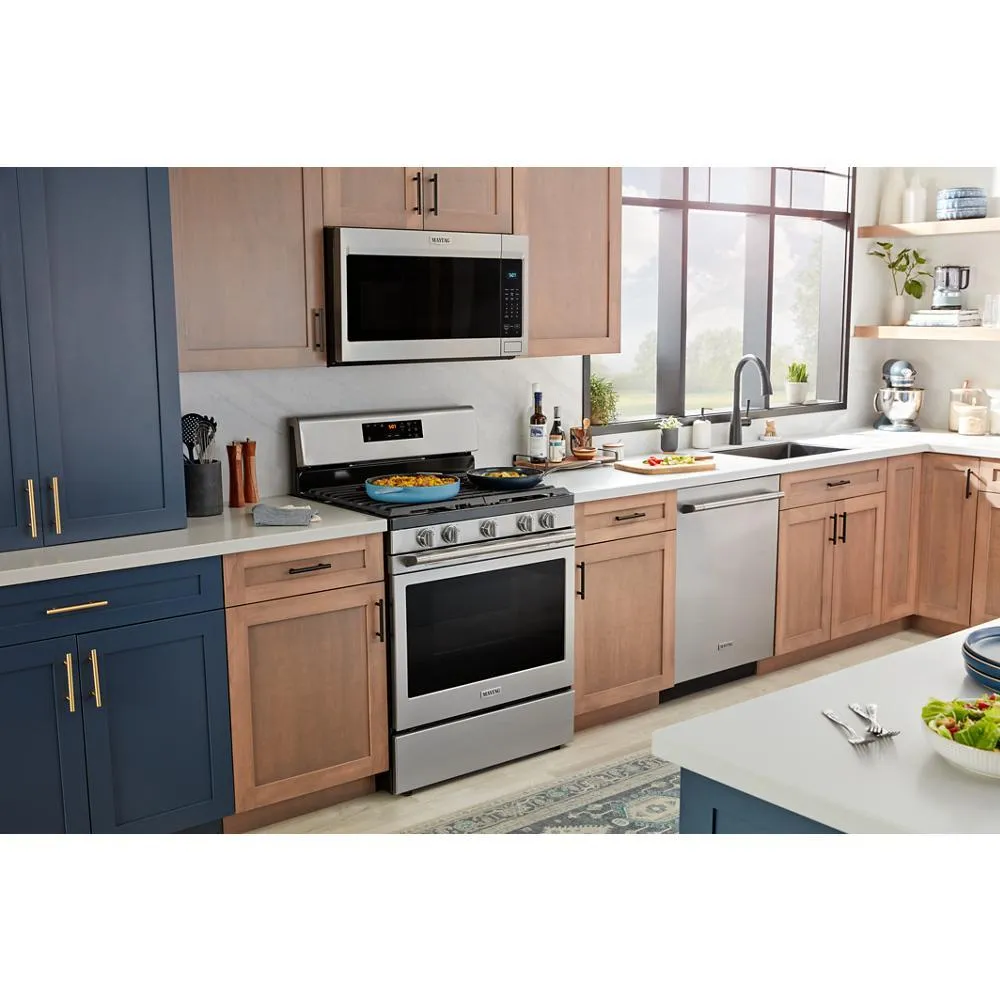 Maytag MER4800PZ 30-Inch Wide Electric Range With Steam Clean - 5.3 Cu. Ft.