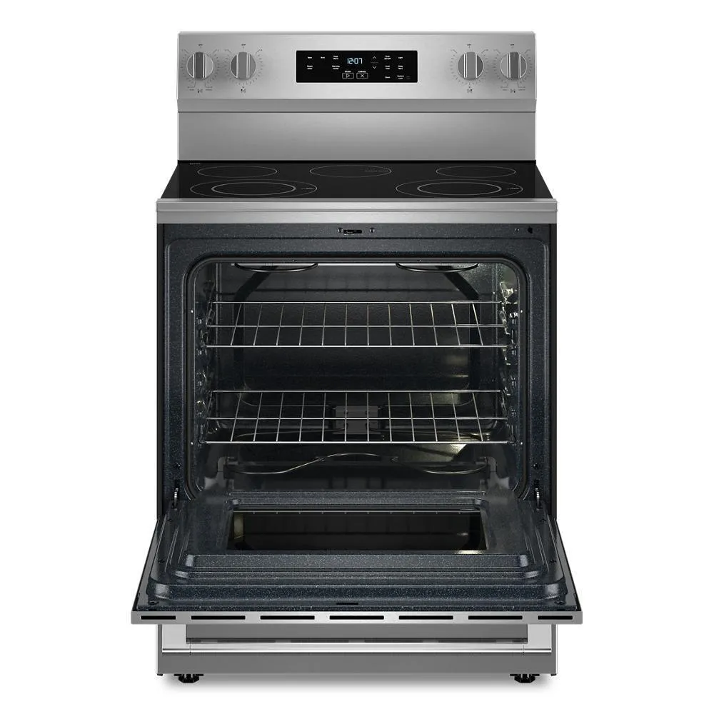 Maytag MFES4030RS 30-Inch Wide Electric Range With Steam Clean - 5.3 Cu. Ft.