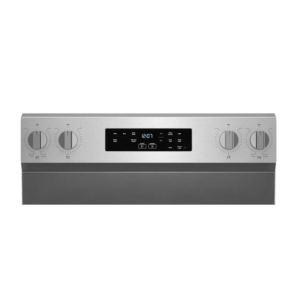 Maytag MFES4030RS 30-Inch Wide Electric Range With Steam Clean - 5.3 Cu. Ft.