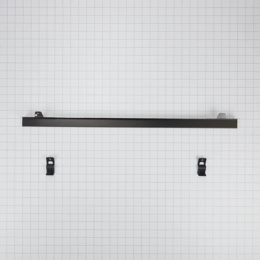 Maytag W11173700 27 Built-In Range Flush Installation Trim Kit. Black/Stainless Steel