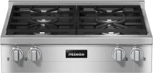 Miele KMR11243LPEDSTCLST Kmr 1124-3 Lp Edst/Clst - Rangetop With Burners For Professional Applications