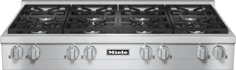 Miele KMR13541GCLEANSTEEL Kmr 1354-1 G - Rangetop With 8 Burners For Professional Applications