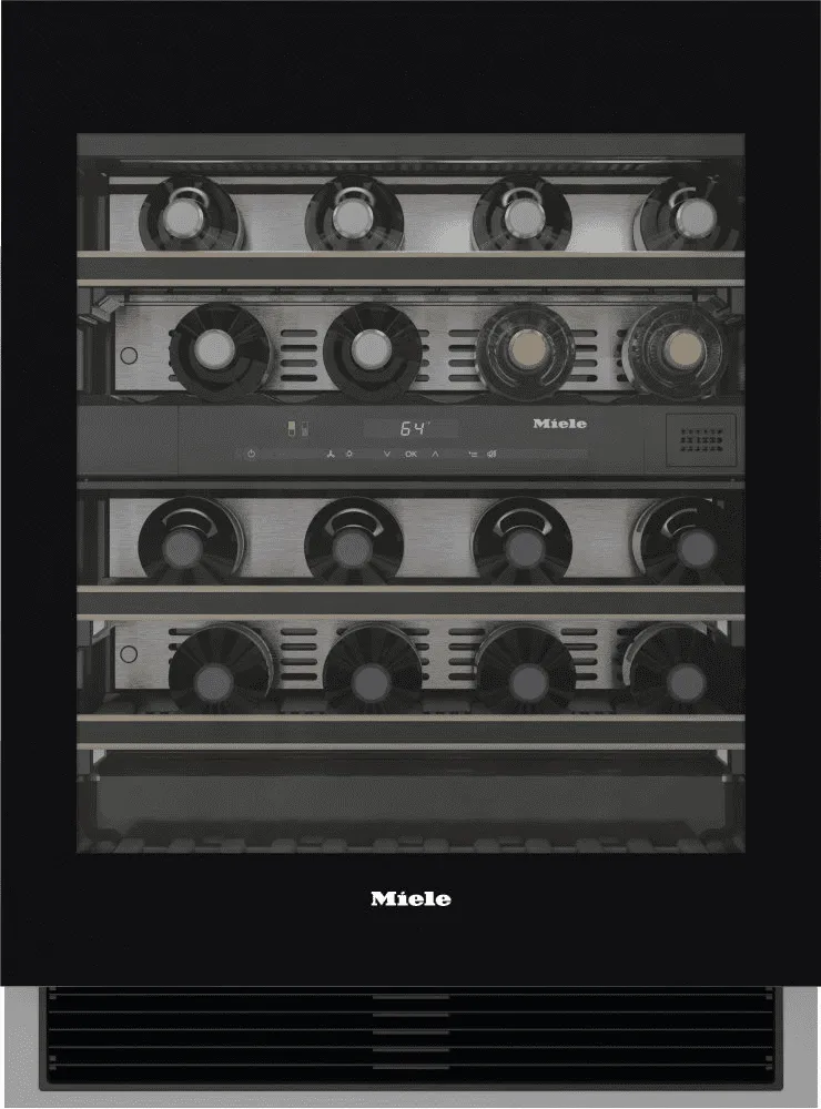 Miele KWT6322UG OBSIDIAN BLACK GLASS Kwt 6322 Ug - Built-Under Wine Storage Unit With Flexiframe And Push2Open For Greater Versatility And Top-Quality Design.