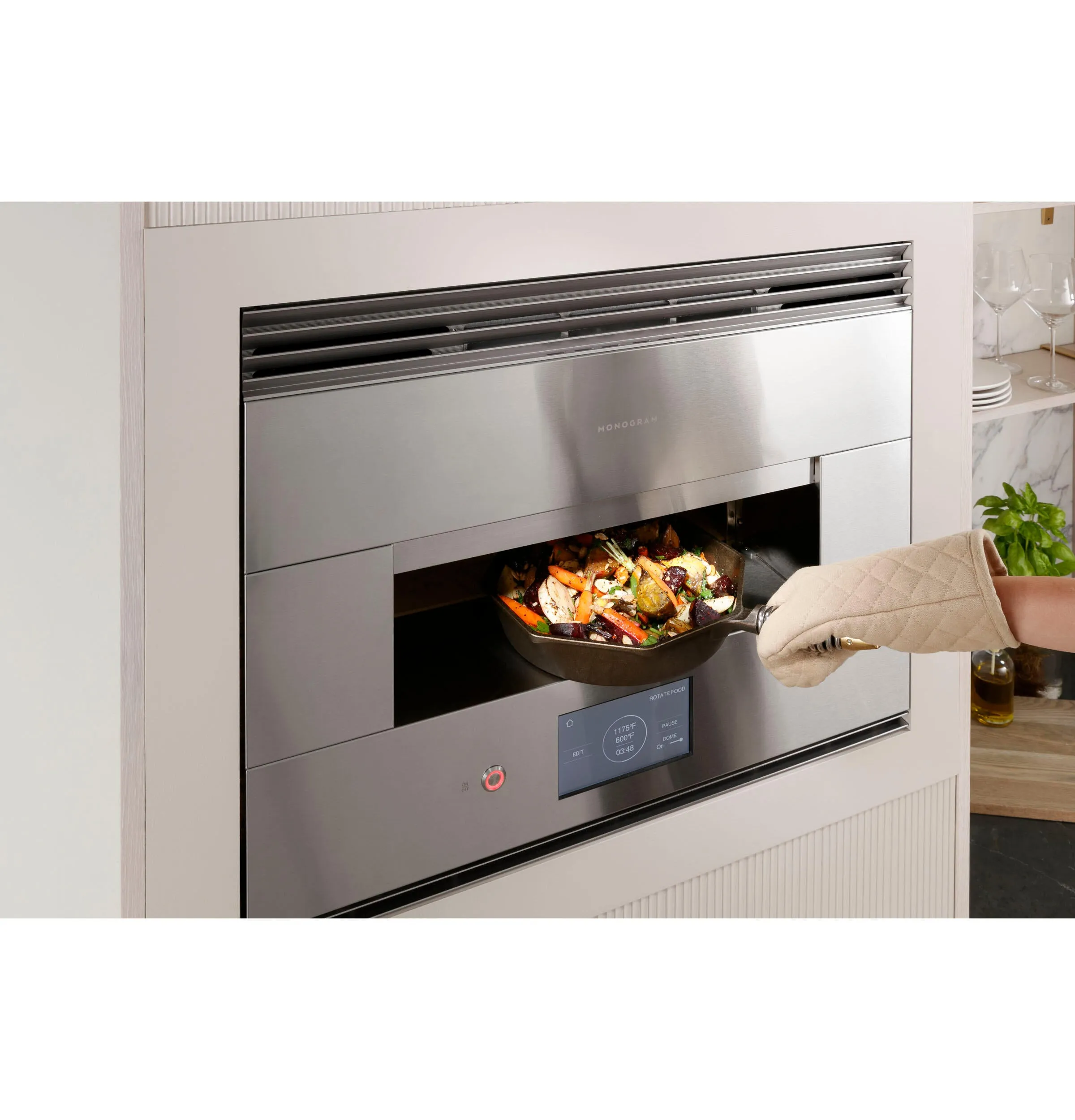 Monogram ZEP30FRSS Monogram 30 Smart Flush Hearth Oven