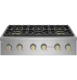 Monogram ZGU366NTSS Monogram 36 Professional Gas Rangetop With 6 Burners (Natural Gas)
