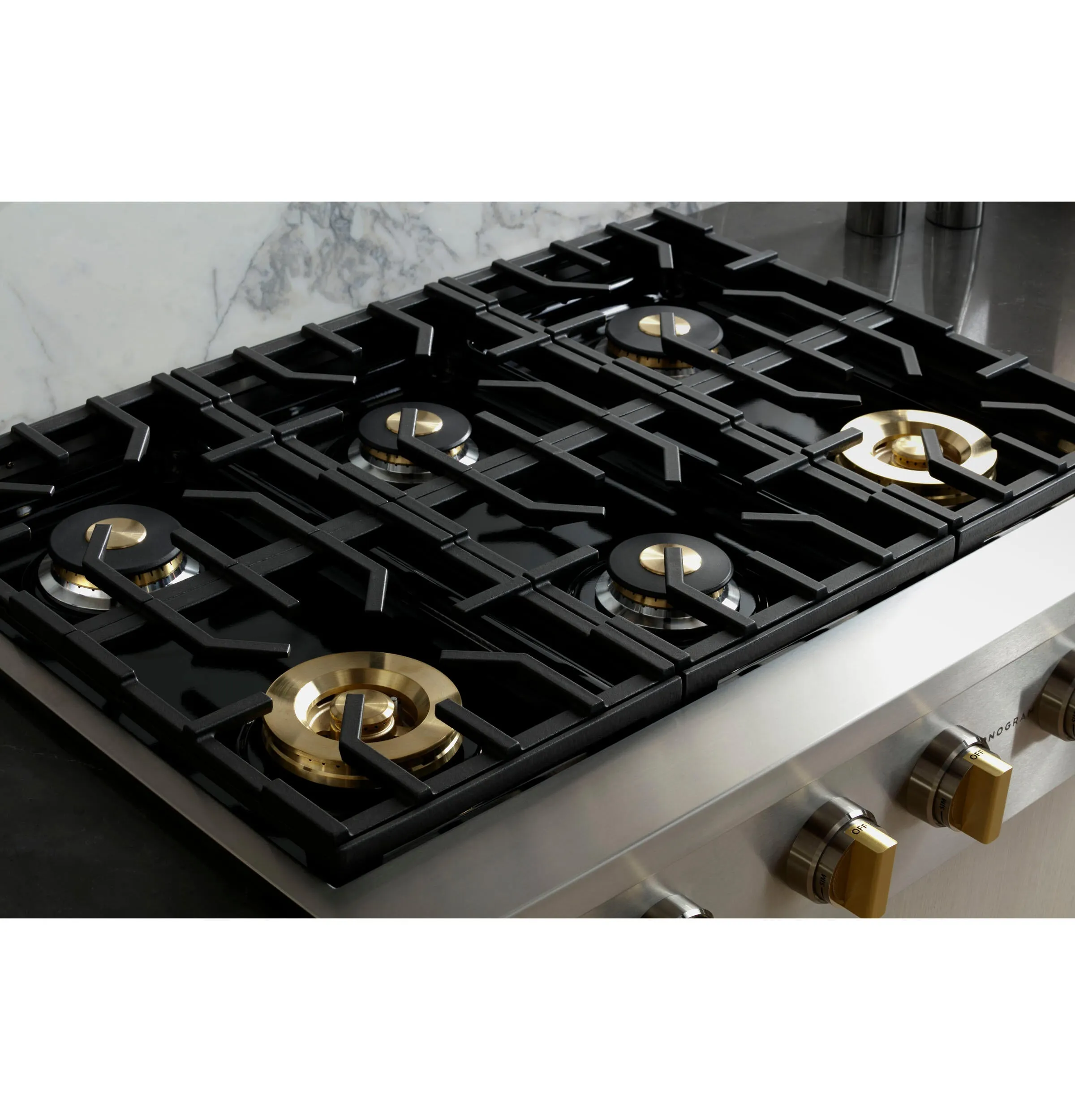 Monogram ZGU366NTSS Monogram 36 Professional Gas Rangetop With 6 Burners (Natural Gas)
