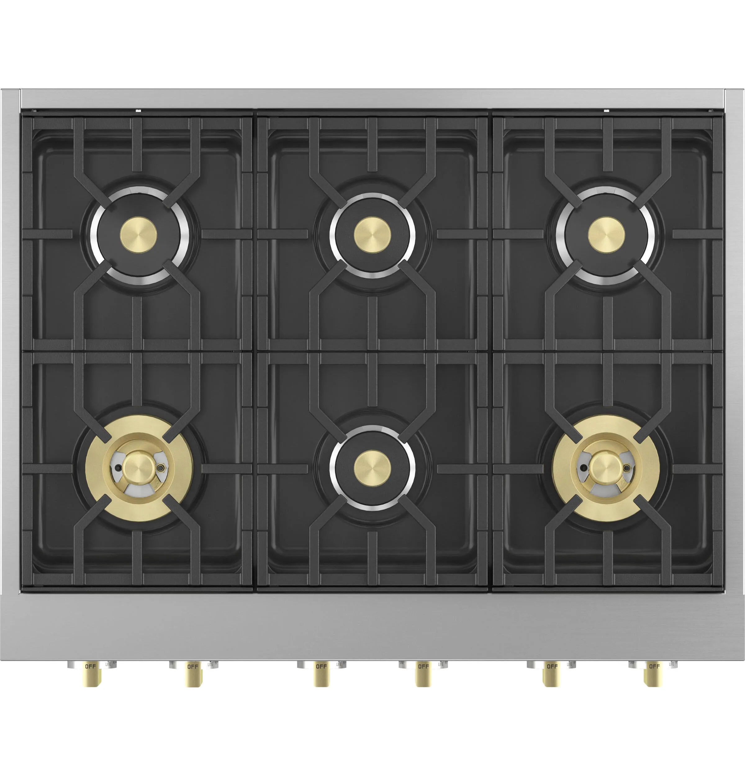 Monogram ZGU366NTSS Monogram 36 Professional Gas Rangetop With 6 Burners (Natural Gas)