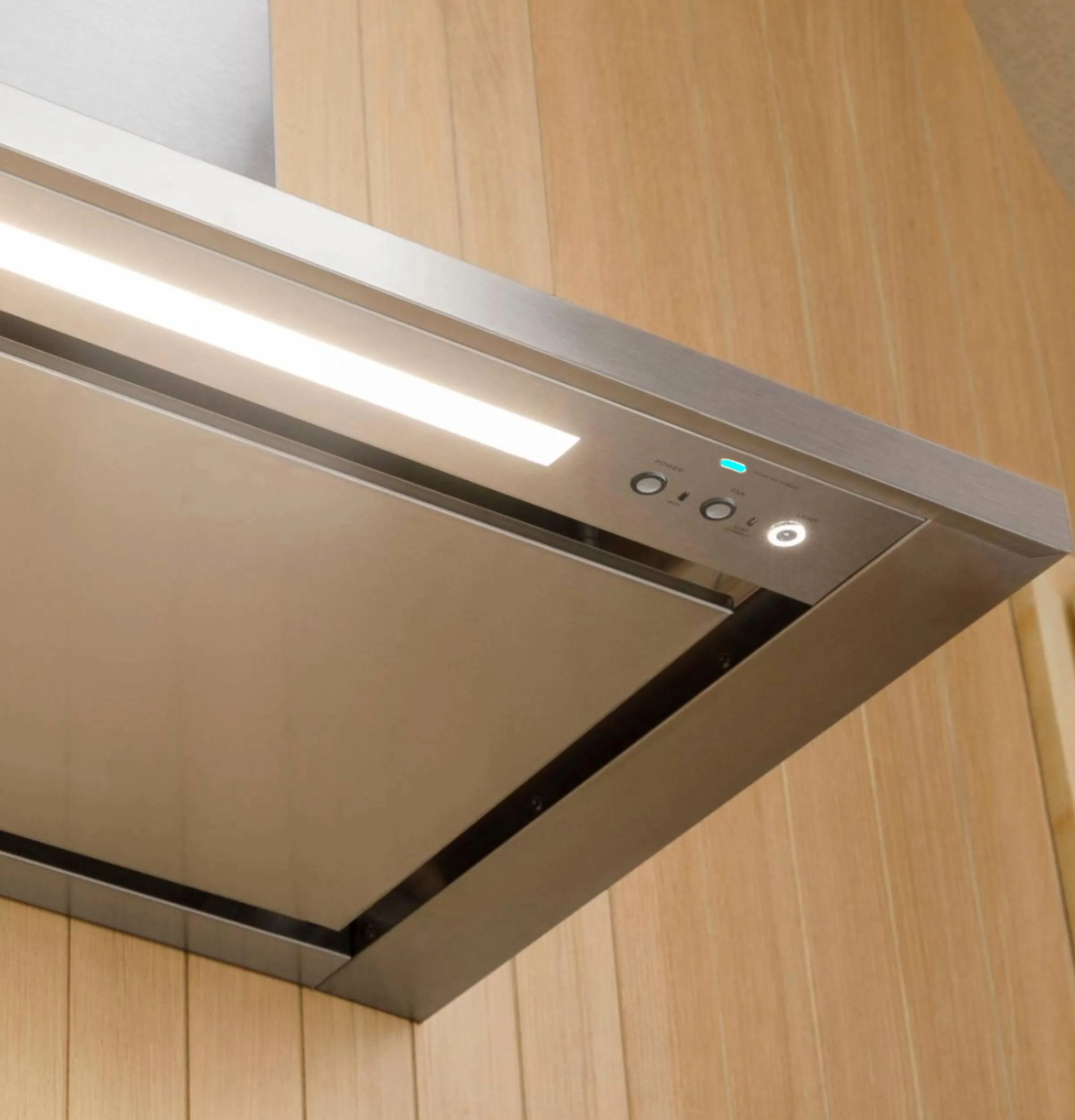 Monogram ZVIS481SRSS Monogram 48 Island Pyramid Chimney Vent Hood With Air Quality Sensors BLOWER SOLD SEPARATELY