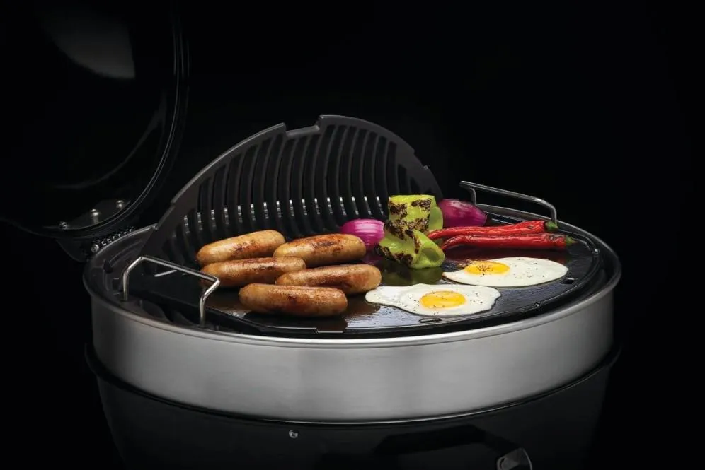 Napoleon Bbq 56083 Cast Iron Reversible Griddle For 22 Inch Charcoal Grills