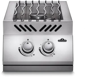 Napoleon Bbq BI12RTNSS Built-In 500 Series Inline Dual Range Top Burner With Stainless Steel Cover . Stainless Steel . Natural Gas