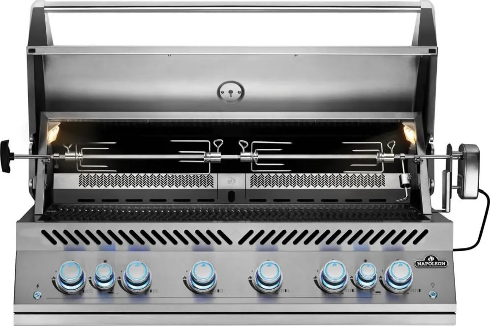 Napoleon Bbq BIG44RBNSS1 Built-In 700 Series 44 With Dual Infrared Rear Burners . Natural Gas. Stainless Steel
